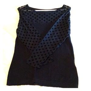 August Silk black work shirt